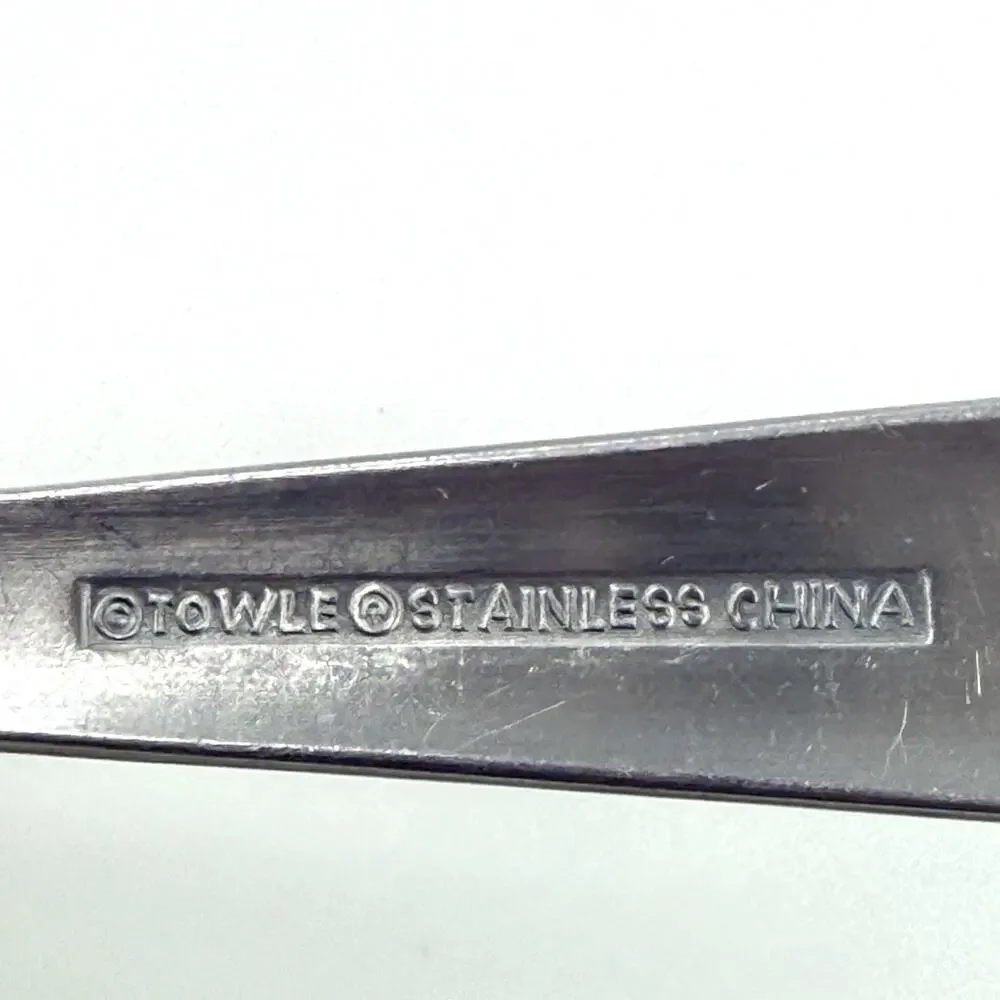 Towle Ariel Satin Lot of 5~3 Salad Forks 7-3/8 & 2 Dinner Forks 8 1/8 Stainless
